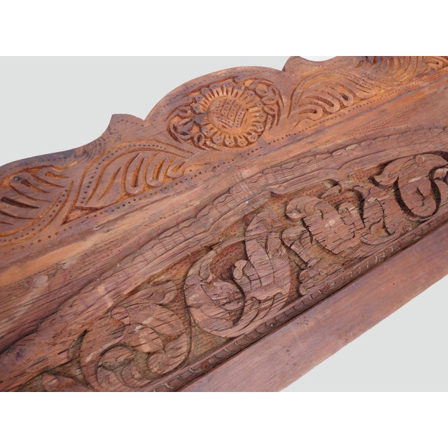 Vintage Double Bed, Swat-Tal, Pakistan For Sale - Image 9 of 17