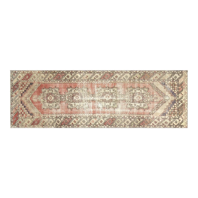 1960s Turkish Oushak Runner For Sale