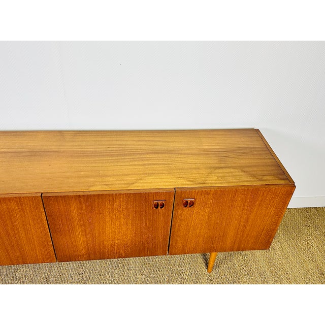 Wood Scandinavian Teak Sideboard, 1960 For Sale - Image 7 of 18