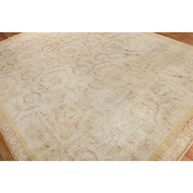 Room Size European Vintage Rug For Sale - Image 11 of 12