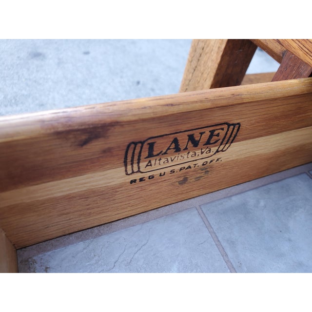 Mid 20th Century Lane Table For Sale - Image 9 of 11