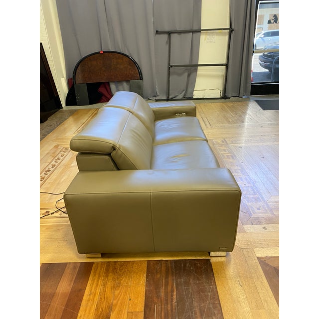 Roche Bobois Leather "Moving" Recliner Sofa Chairish