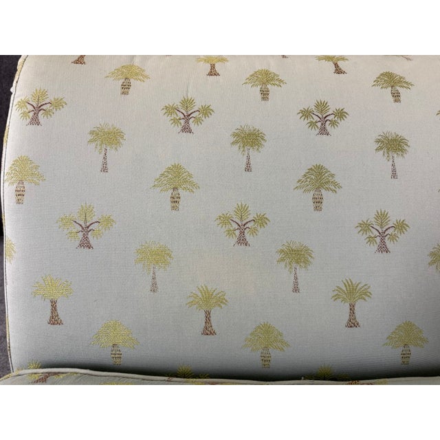 Pair of Calico Corners High-Quality Rolled Back Slipper Chairs For Sale - Image 14 of 15