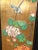 Vintage 1940s Oriental Asian Coromandel Chinoiserie Gold Four Panel Screen with Floral Bird For Sale - Image 11 of 13