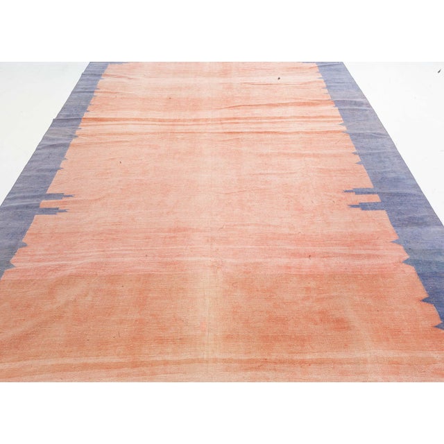 Doris Leslie Blau Vintage Indian Dhurrie Rug For Sale - Image 4 of 8