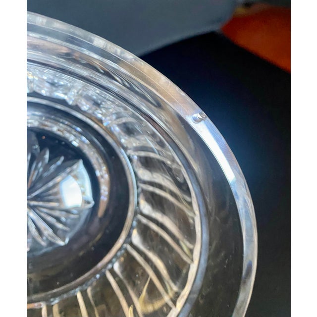 1970s 1970s Waterford Crystal Grafton Street Pattern Round Bowl For Sale - Image 5 of 5