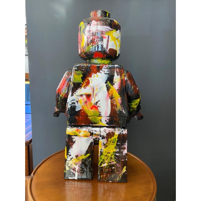 Resin Lego Man Silvio Formichetti, 2000s For Sale - Image 7 of 12