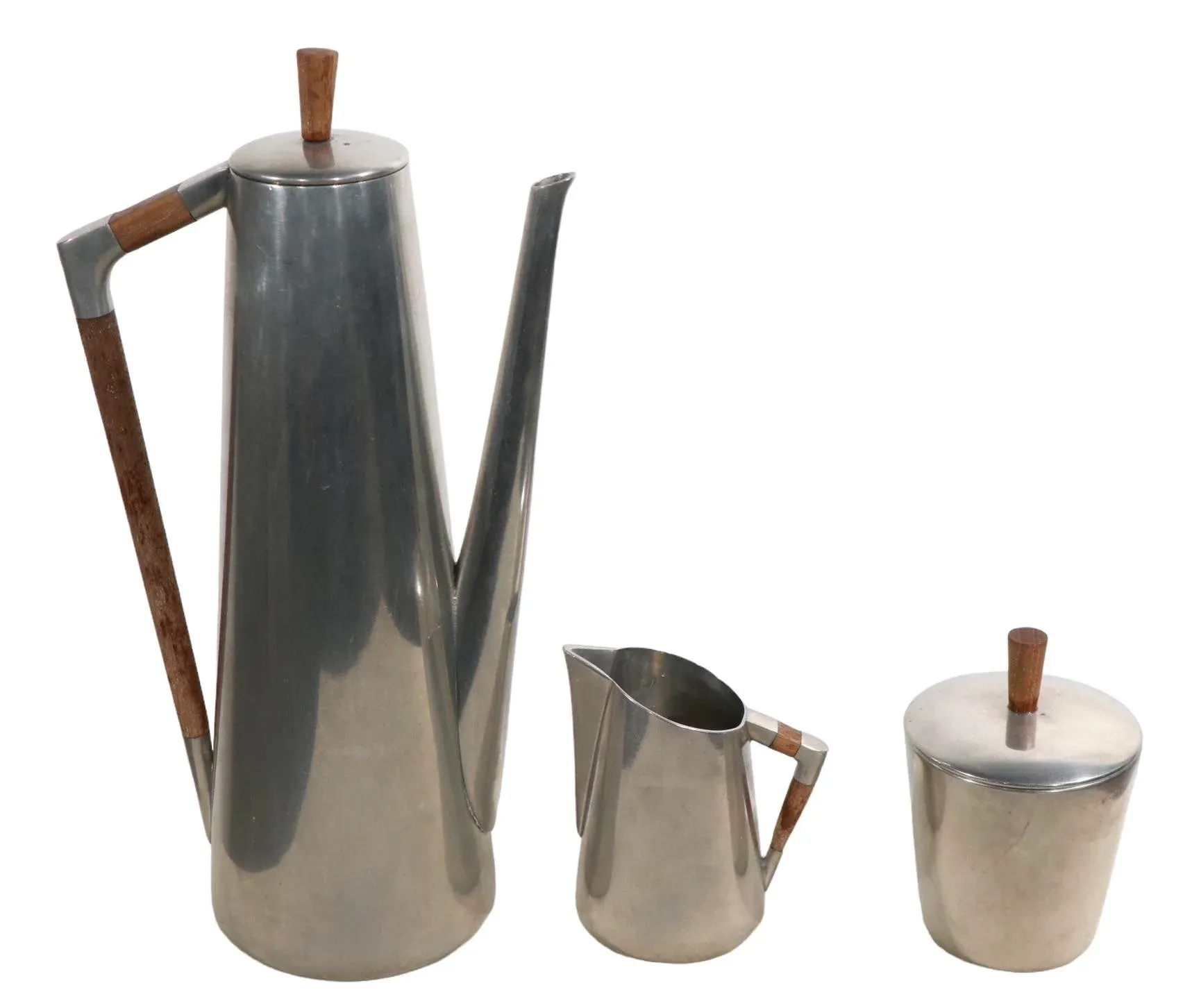 3 Pc Set Royal Holland Pewter Kmd Tiel. Daalderop C 1960's | Chairish