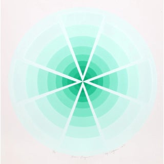 Green Enigma, Roy Ahlgren Screen Print For Sale