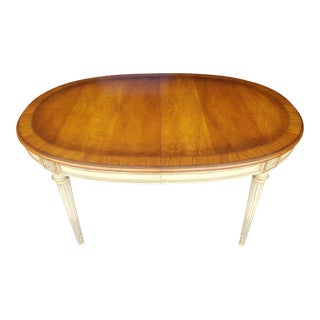Vintage Karges French Regency Walnut Dining Table For Sale
