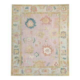 Turkish Oushak Rug 8'6" x 10'6" #20405 For Sale