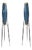 Rocket Floor Lamps in Hand Blown Opal Glass by Svend Aage Holm Sørensen, 1950s, Set of 2 For Sale