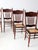Antique Press Back Dining Chairs Set of 4 For Sale - Image 9 of 16