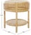 Contemporary Arvid Round Accent Table in Natural For Sale - Image 3 of 8