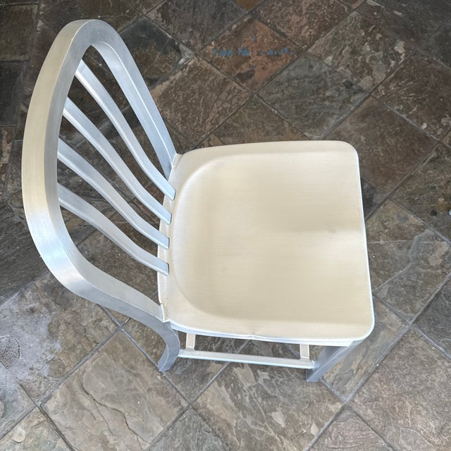 Metal Crate & Barrel Delta Counter Stool For Sale - Image 7 of 12