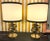 Metal Brass Ribbon Lamp With Braided Leather Shade - a Pair For Sale - Image 7 of 12