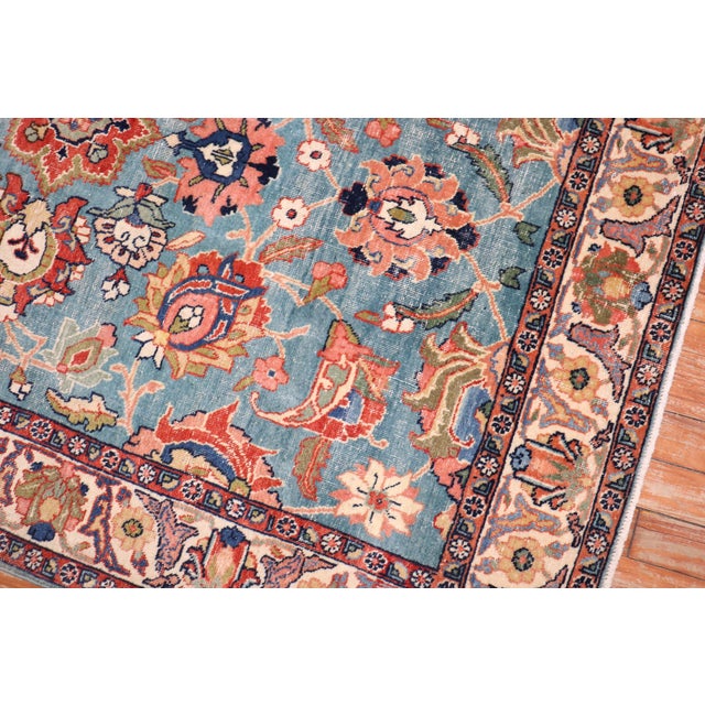 Textile Antique Zabihi Collection Persian Tabriz Rugs - A Pair - 3'9" x 5'5" For Sale - Image 7 of 12