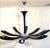 Murano Glass Nero Infinito Ceiling Light by Seguso For Sale - Image 4 of 12