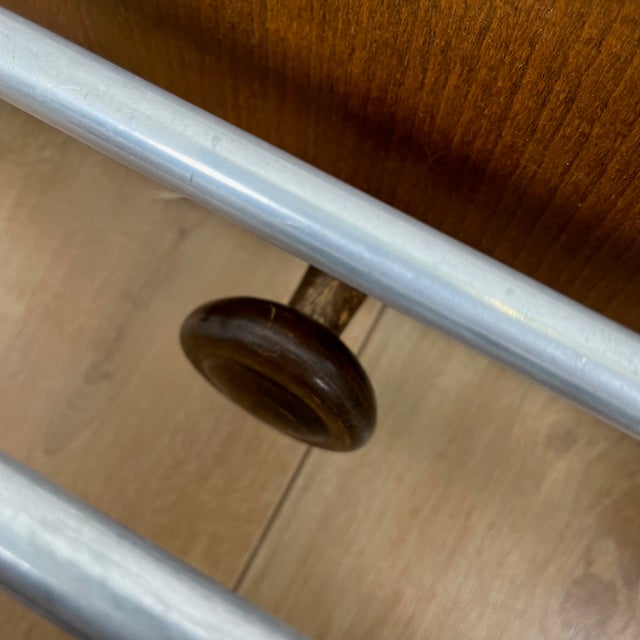 Wooden Wall-Mounted Coat Rack and Hat Rack, 1960s For Sale - Image 10 of 11