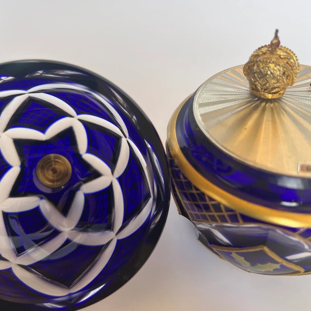 1900s Theo Faberge Winter Egg St. Petersburg Collection For Sale - Image 10 of 12