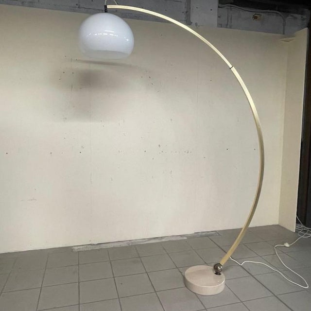 Gold Arc Floor Lamp by Goffredo Reggiani for Reggiani, 1960s For Sale - Image 8 of 18