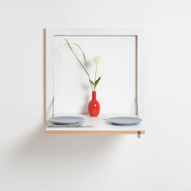 Contemporary 60×60-1 Fläpps Kitchen Table from Ambivalenz For Sale - Image 3 of 5