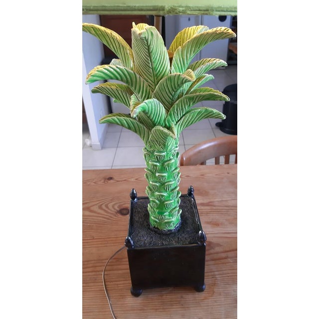 Ceramic Lamp by Jean Roger, France, 1960s For Sale - Image 6 of 8