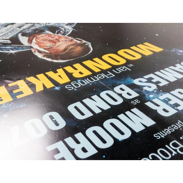 Blue Moonraker, Roger Moore, Movie Poster For Sale - Image 8 of 14