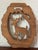 Wood Carved Reindeer Wall Hanging For Sale - Image 4 of 5