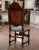 Wood 18th Century Portuguese Renaissance Carved Walnut Chair With Embossed Leather For Sale - Image 7 of 7