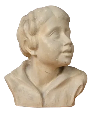 Plaster Children's Bust, 1926