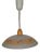 Vintage Ceiling Lamp with Glass Shade on Beechwood Mount, 1990s For Sale