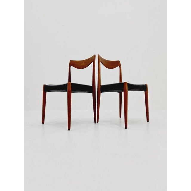 Vintage Norwegian Teak and Leather Chair by Rastad & Relling, 1960s For Sale - Image 6 of 10