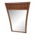 Vintage Danish Modern Century Furniture Wall Mirror Rectangular Dresser Chest For Sale