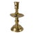 17th or 18th Century European Dutch Heemskirk Mid-Drip Brass Candlestick For Sale