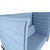 Blue Two-Seater Alcove Highback Sofa from Vitra For Sale - Image 8 of 11