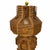 Vintage Mid Century Pinwheel and Hearts Design Popsicle Stick Lamp For Sale - Image 4 of 8