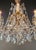 Wood Antique Louis XVI Revival Crystal Chandelier Giltwood and Brass Circa 1890 For Sale - Image 7 of 13