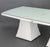 White Skyline Design Glass Top Dining Table For Sale - Image 8 of 11