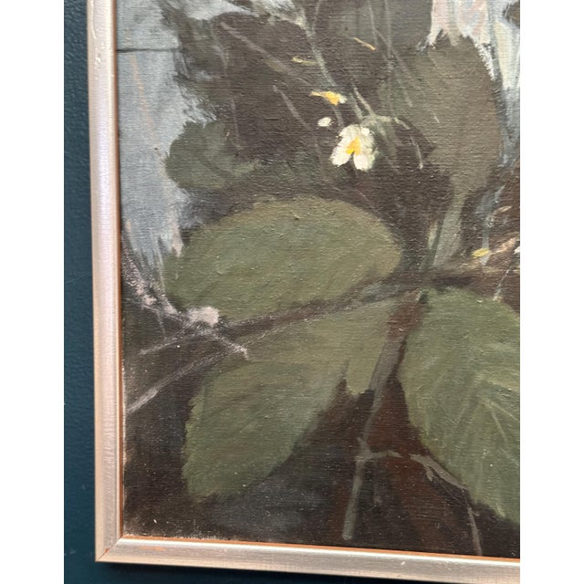 M. Jakobsson, White Blossoms, 1950s, Oil Painting on Canvas, Framed For Sale - Image 15 of 18