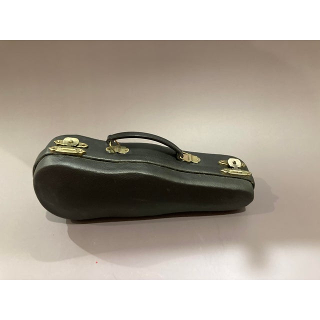 Vintage Miniature Replica Wood Violin and Bow With Case 6.5" Long For Sale - Image 10 of 10