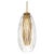 Jil Pendant Lamp in Crystal and Brass by Christophe Perichon For Sale - Image 6 of 6