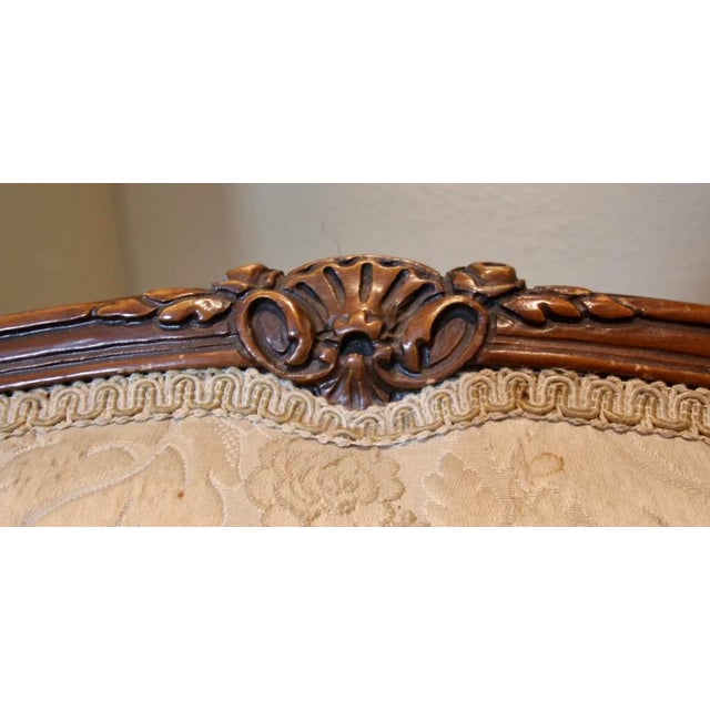 French Early 20th Century Bergere Armchair For Sale - Image 3 of 10
