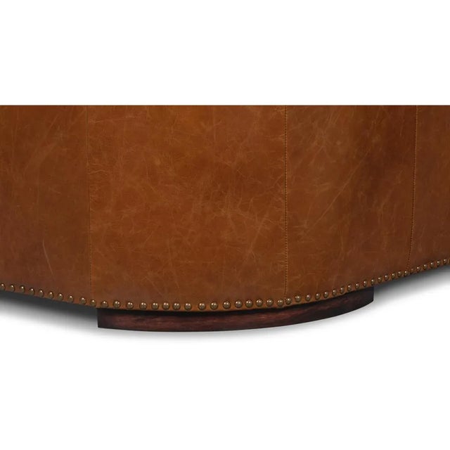 Modern Leather Sofa For Sale In Raleigh - Image 6 of 11