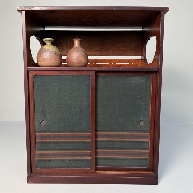 Small Japanese Chadansu Cabinet with Sliding Doors, Japan, 1930s For Sale - Image 14 of 14