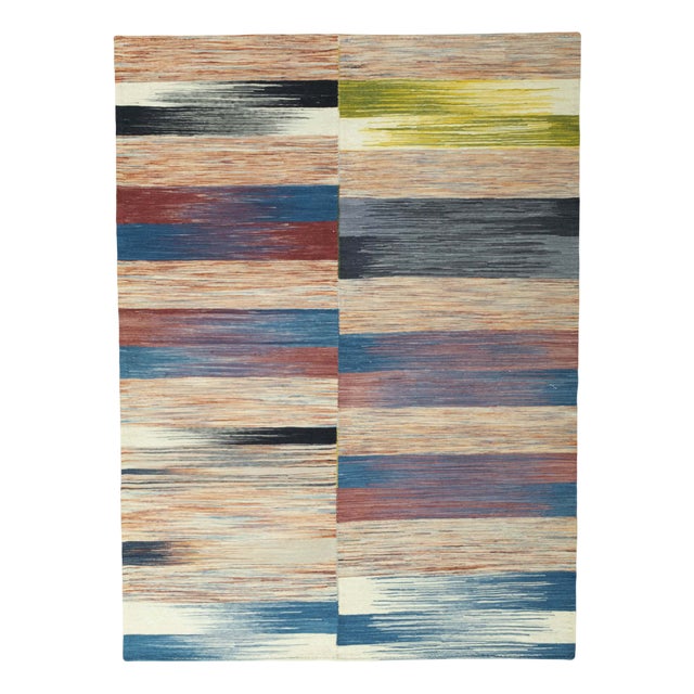 Handwoven Designer Kilim Rug For Sale