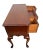 Wood Vintage Desk Vanity, Chippendale Style, Three Dovetail Drawers, Solid Cherry For Sale - Image 7 of 13