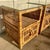 Wood 1970s Pair of Vintage Coastal Rattan Wrapped Nighstands For Sale - Image 7 of 10