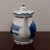 English Vintage Blue and White Chinoiseries Tea Pot For Sale - Image 3 of 10