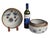 Gray Vintage Set of Tonala El Palomar Blue Serving Bowls by Ken Edwards Pottery, 4 Pieces For Sale - Image 8 of 17